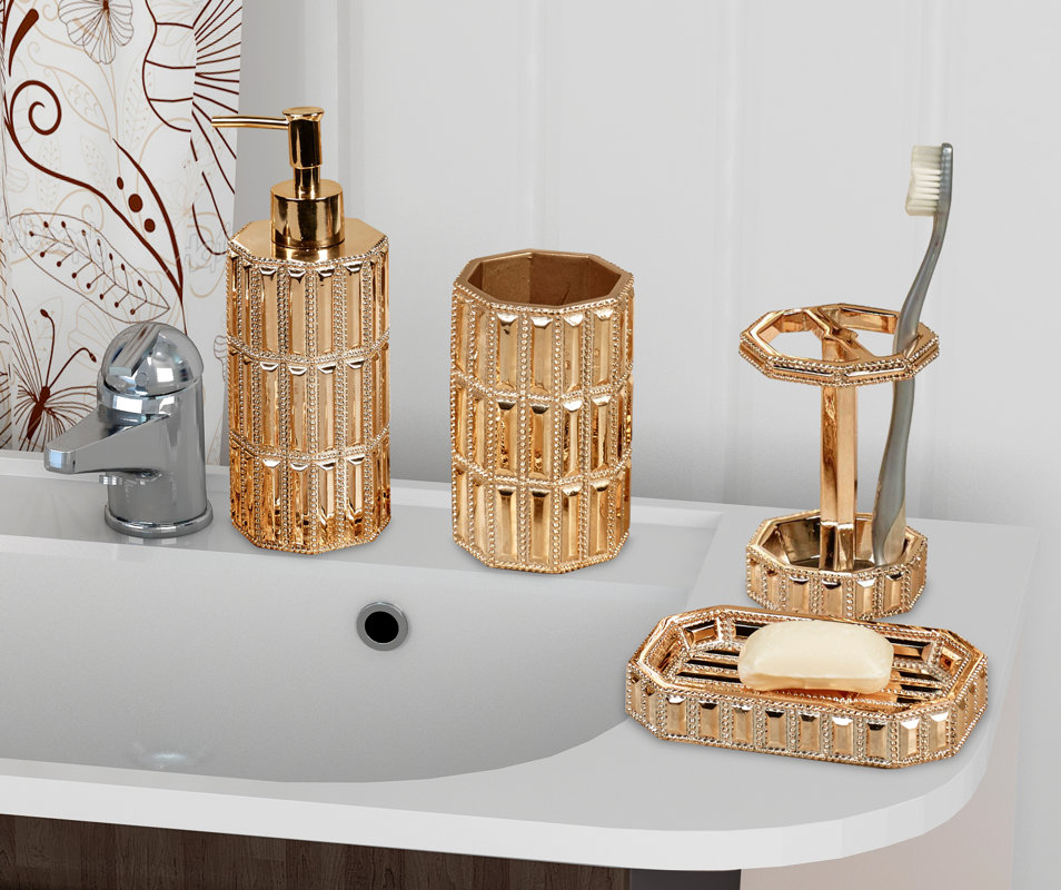 Rose Gold Bathroom Ideas from Wayfair - Made by a Princess